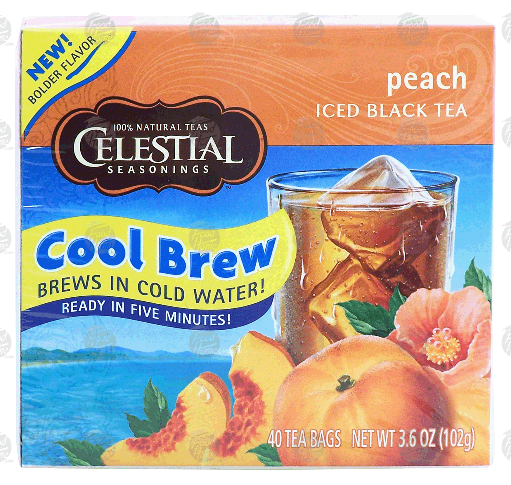 Celestial Seasonings  peach ice cool brew iced tea, 48 tea bags Full-Size Picture